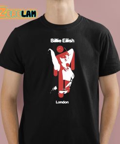Billie Eilish Blohsh Black London Shirt