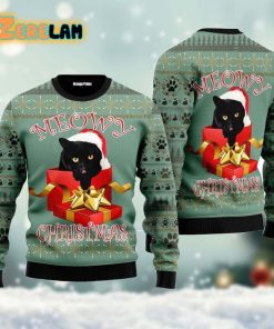 Black Cat Gift Christmas Ugly Sweater