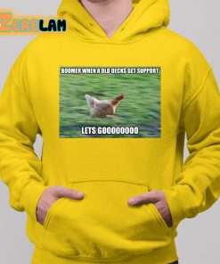 Boomer When A Old Decks Get Support Lets Go Funny Shirt 1 1