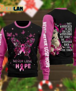 Breast Cancer Warrior Ugly Sweater For Men Women