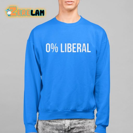 Bruce Bane 0 Percent Liberal Shirt