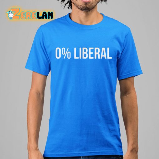 Bruce Bane 0 Percent Liberal Shirt