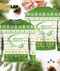 Bud Light Lime Ugly Christmas Sweater