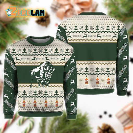 Buffalo Trace Whiskey Lover Ugly Sweater
