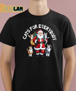 Cats For Everybody Christmas Shirt 1 1