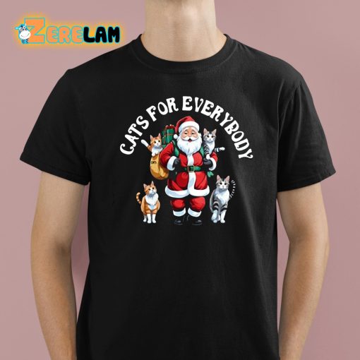 Cats For Everybody Christmas Shirt