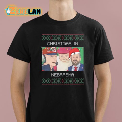 Christmas In Nebraska Shirt