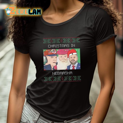 Christmas In Nebraska Shirt