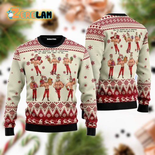Christmas Seven Sexy Santa Claus Christmas Unisex Ugly Sweater