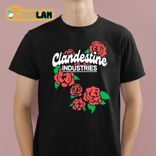 Clandestine Industries Band Of Roses Shirt