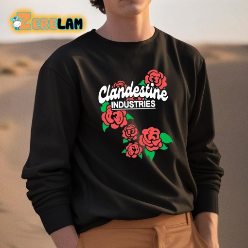 Clandestine Industries Band Of Roses Shirt