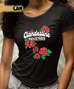 Clandestine Industries Band Of Roses Shirt 4 1
