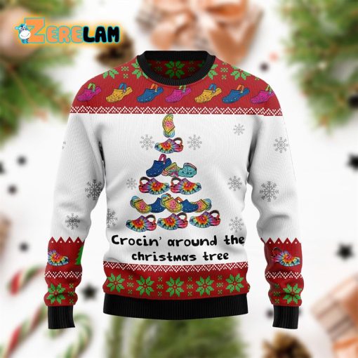Crocin Around The Christmas Tree Ugly Sweater