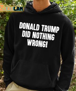 Donald Trump Did Nothing Wrong Shirt 2 1