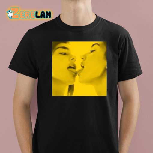 Dua Lipa Hungary Houdini Yellow Photo Shirt