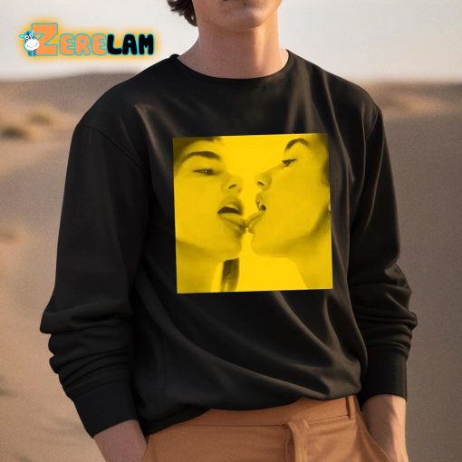 Dua Lipa Hungary Houdini Yellow Photo Shirt