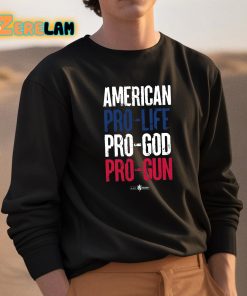 Eric Matheny American Pro Life God Guns Shirt 3 1