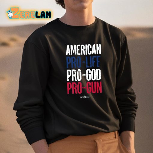 Eric Matheny American Pro Life God Guns Shirt