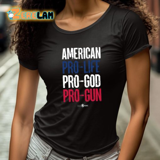 Eric Matheny American Pro Life God Guns Shirt