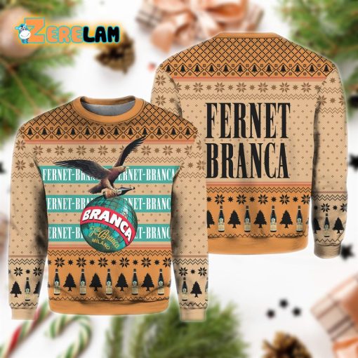 Fernet Branca Ugly Christmas Sweater