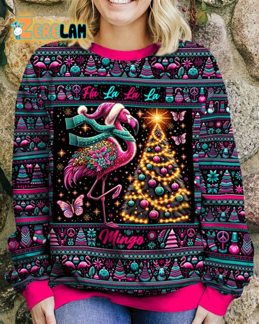 Fla La La La Mingo Christmas Ugly Sweater