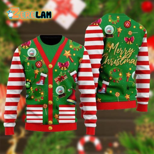 Funny Cardigan Style Ugly Sweater