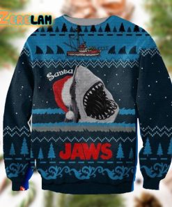 Funny Santa Shark Jaws Christmas 3D Ugly Sweater
