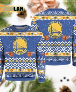 Golden Warriors Christmas Ugly Sweater