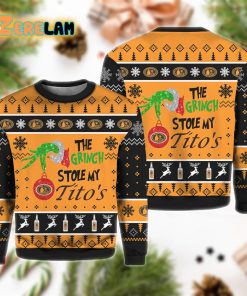 Grnch Stole Titos Christmas Ugly Sweater