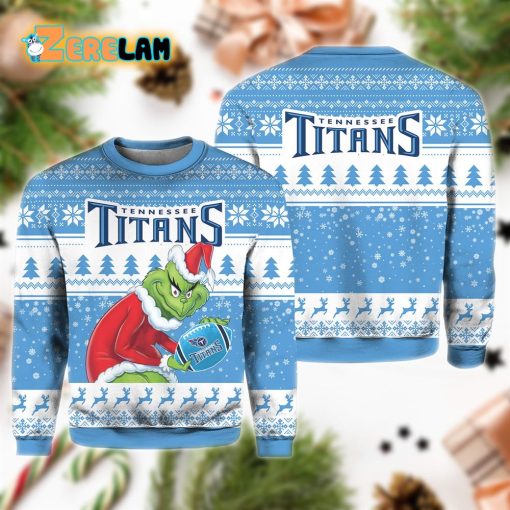Grnch Titans Christmas Ugly Sweater