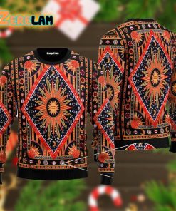 Hippie Style Christmas Ugly Sweater
