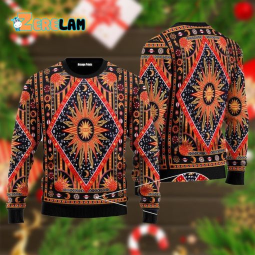 Hippie Style Christmas Ugly Sweater