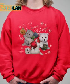 Holiday Feat Swift Ders And Coots Cat Seasons Greeting Shirt 5 1