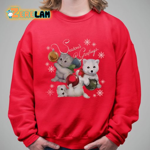 Holiday Feat Swift Ders And Coots Cat Season’s Greeting Shirt