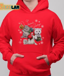 Holiday Feat Swift Ders And Coots Cat Seasons Greeting Shirt 6 1