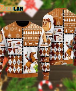 Horse Cowboy Merry Christmas Ugly Sweater