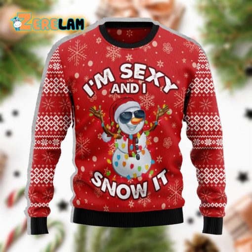 I’m Sexy And I Snow It Christmas Funny Ugly Sweater For Unisex