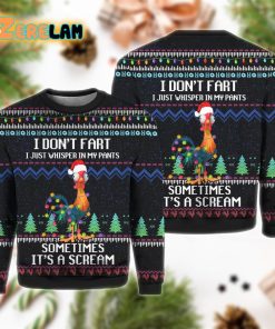Its Scream Chicken Christmas Ugly Sweater