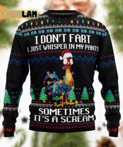 Its Scream Chicken Christmas Ugly Sweater For Unisex