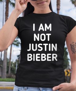 Jon Campbell I Am Not Justin Bieber Shirt 6 1