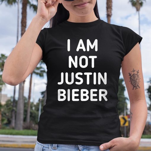 Jon Campbell I Am Not Justin Bieber Shirt