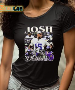 Josh Dobbs Vikings Retro Shirt 4 1