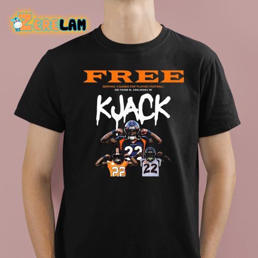 Kareem Jackson Free Kjack Serving 4 Games For Playing Football Shirt