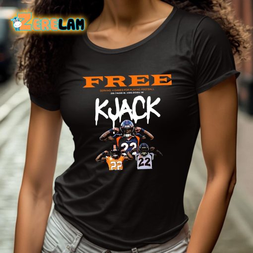 Kareem Jackson Free Kjack Serving 4 Games For Playing Football Shirt