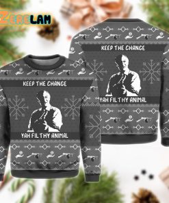 Keep The Change Yah Filthy Animal Home Alone Ugly Sweater