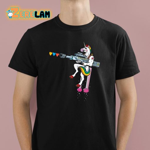 Kit Connor Punk-Rock Rainbow Unicorn Shirt