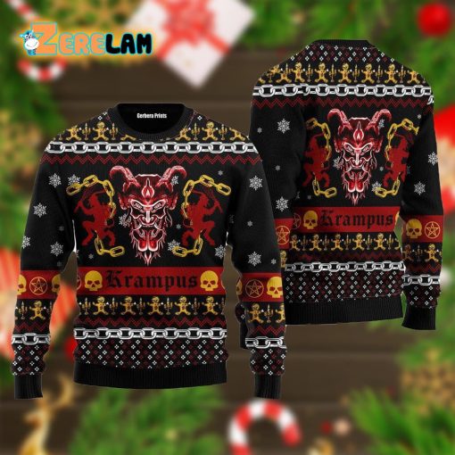 Krampus Horror Ugly Sweater