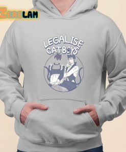 Legalise Catboys Funny Shirt grey 3 1
