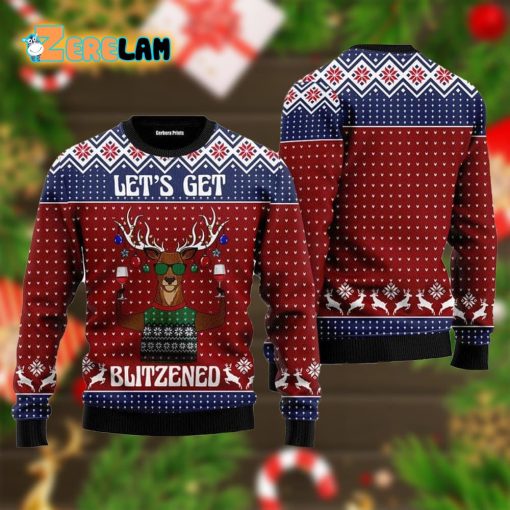 Lets Get Slouchy Ugly Sweater