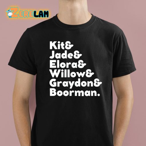 Lokidokie Kit And Jade And Elora And Willow And Graydon And Boorman Shirt